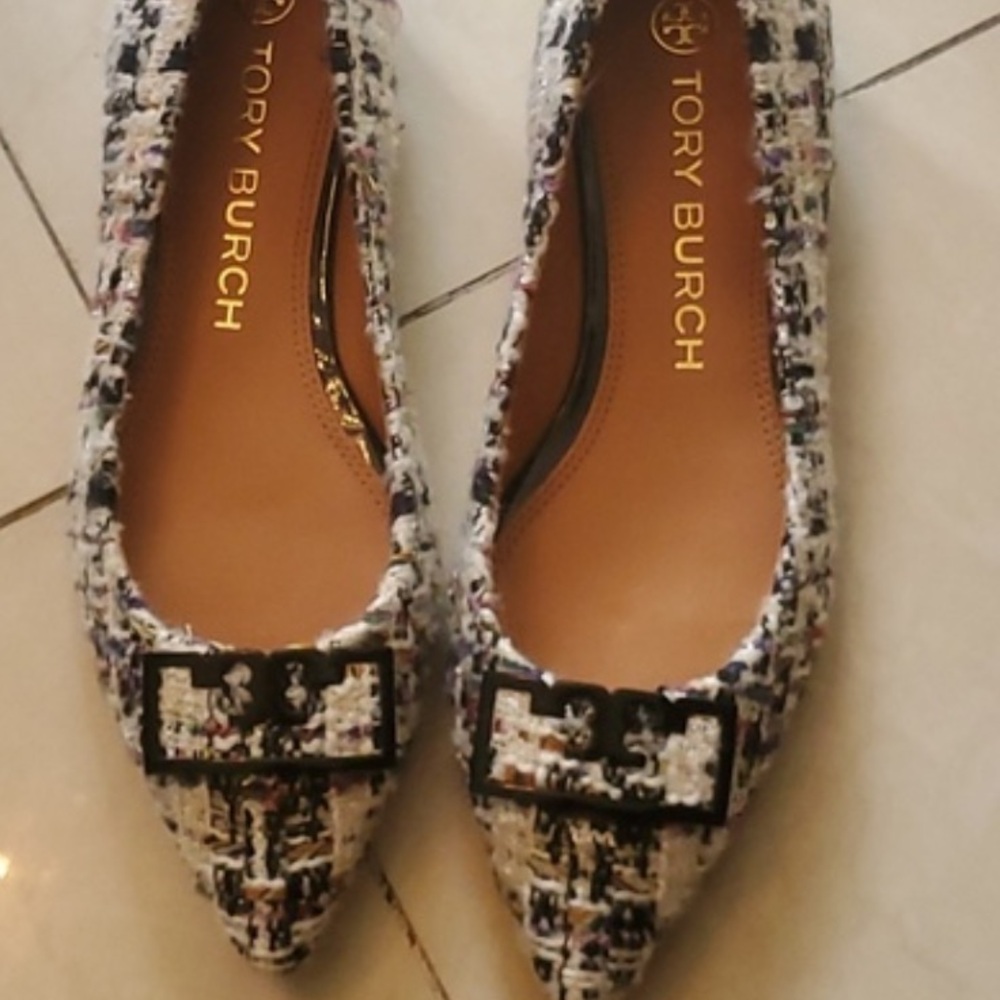 Tory Burch Gigi Tweed flats